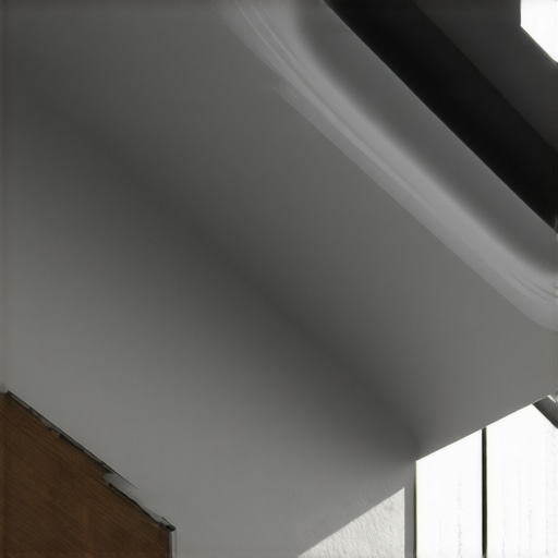 Seamless gutter system with leaf guard and optimized slope for drainage