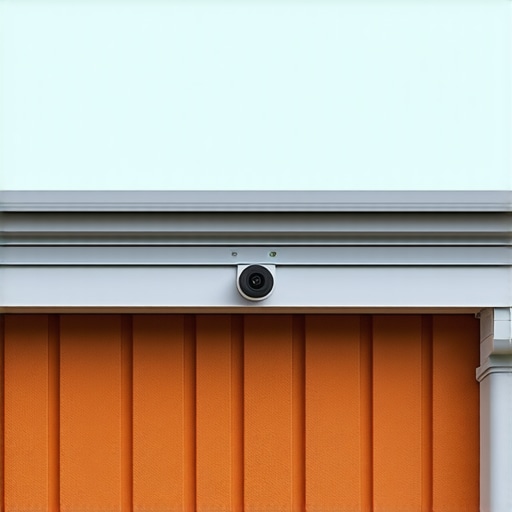 Illustration of a modern gutter system with smart sensors and custom design features