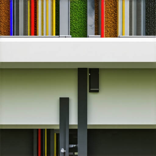 Illustration of a modern gutter system integrated with IoT sensors and adaptive controls