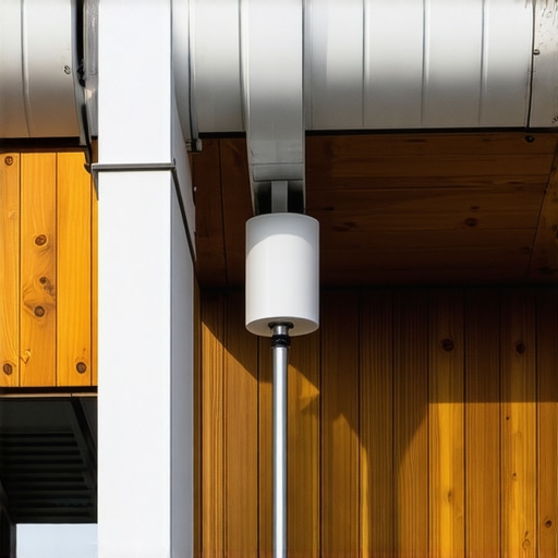 IoT-enabled gutter sensors monitoring water flow for smart drainage
