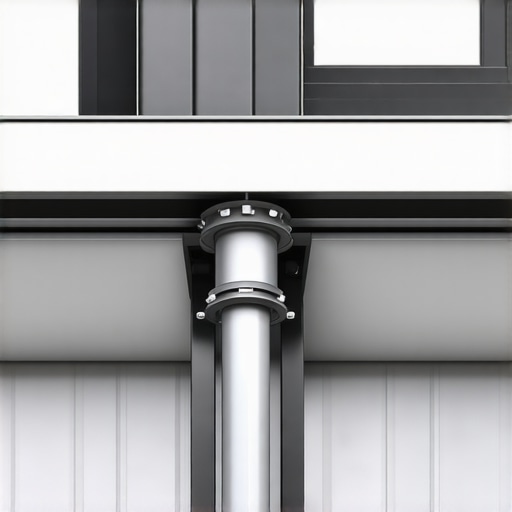 Modern gutter system featuring IoT sensors and automated drainage solutions