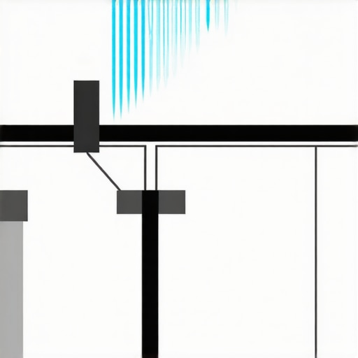 Smart Modular Gutter System with IoT Technology Illustration of an innovative gutter system featuring adjustable angles and IoT sensors for optimal drainage.