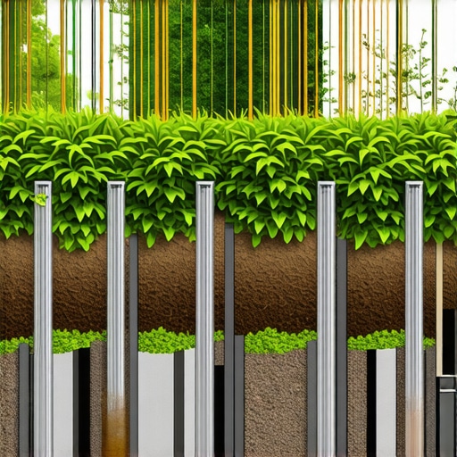 Bioinfiltration Modules in Urban Drainage Urban gutter system with green bioinfiltration modules, illustrating eco-friendly water management