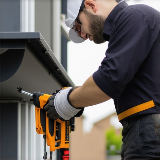 Professional inspecting gutter system with advanced tools