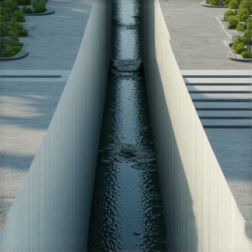 Advanced urban drainage infrastructure with sensors and modular components for climate resilience