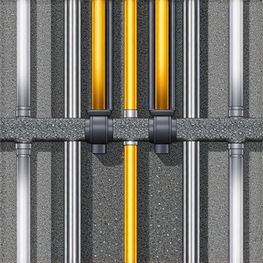 Modern drainage system featuring underground pipes and permeable surface