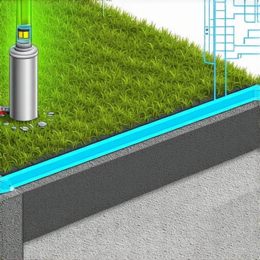 IoT sensors monitoring water flow and system integrity in a modern drainage network