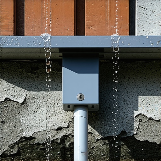 Home gutter system with embedded IoT sensors for real-time water flow monitoring