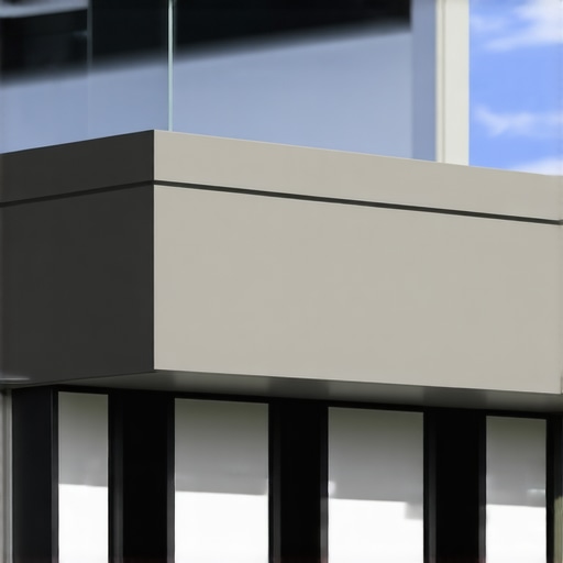 Close-up of seamless gutter with guard and reinforced material applied on a house