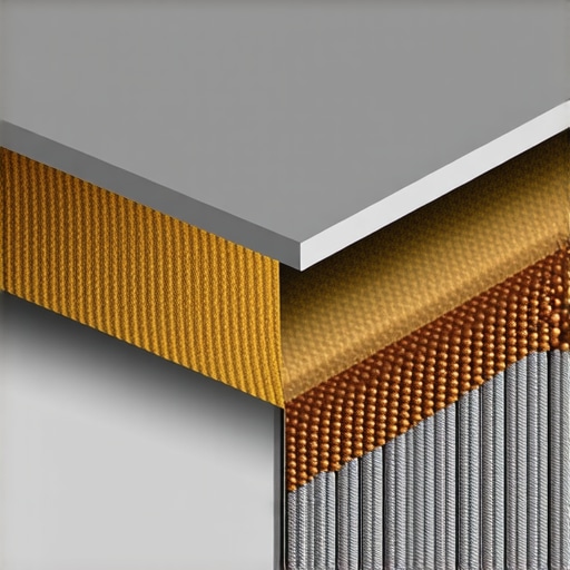 Cross-section of nanocoated aluminum demonstrating protective molecular layers.