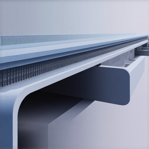 Advanced gutter technology showcasing nanomaterials and smart monitoring sensors
