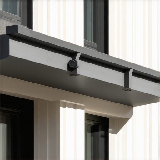Residential gutter system equipped with IoT sensors and high-performance materials for durability and predictive maintenance