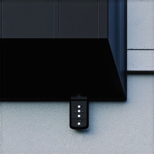 Close-up of advanced seamless gutter with embedded sensors