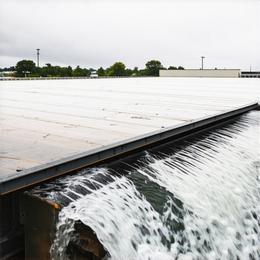 Managing Overflow in Commercial Flat Roof Gutters During Flash Floods