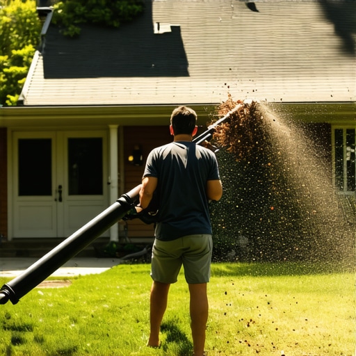Stop Climbing Ladders: The Leaf Blower Trick That Cleans Gutters From the Ground