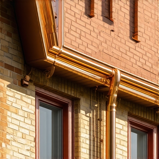 The Aesthetic Benefits of Copper Gutter Installation for Brick Homes