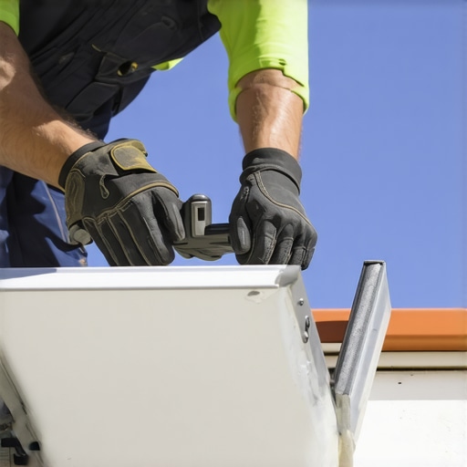 The Proper Way to Fix a Dent in Seamless Box Gutters
