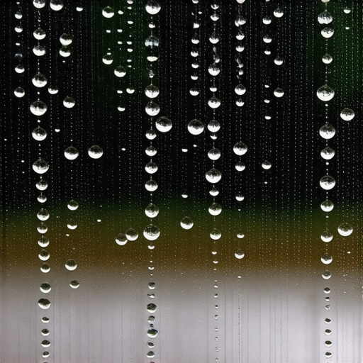 Why Water Clings to Surface Tension Screens During Torrential Rain